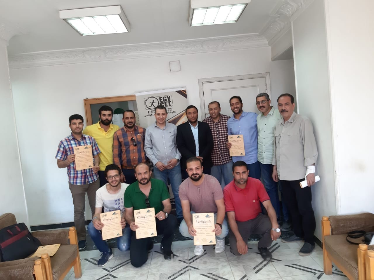دورة تدريبية لادارة المشاريع الاحترافية PMP  بالتعاون مع شركة Egy Cet و نقابة المهندسين الفرعية بالزقازيق