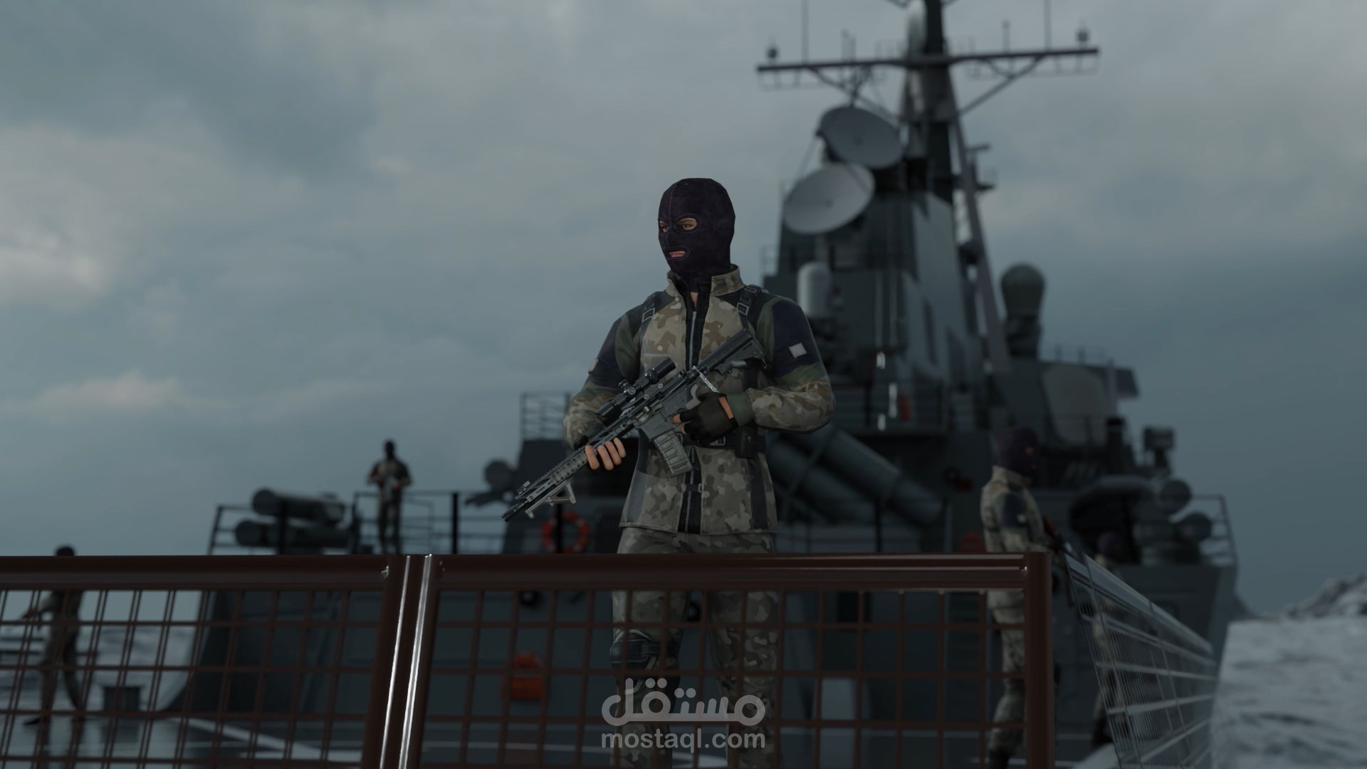 تصميم 3d بعنوان:فيكتور فن القيادة العسكرية.