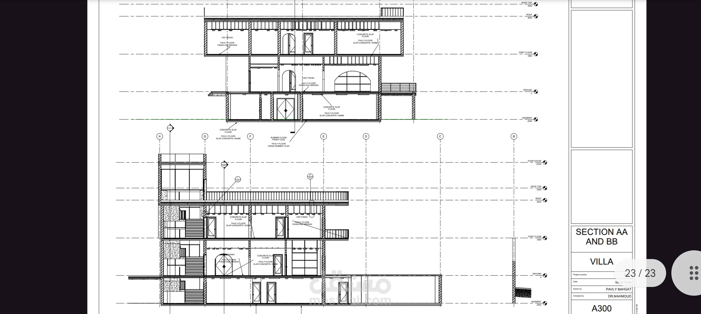 Designing and working villa
