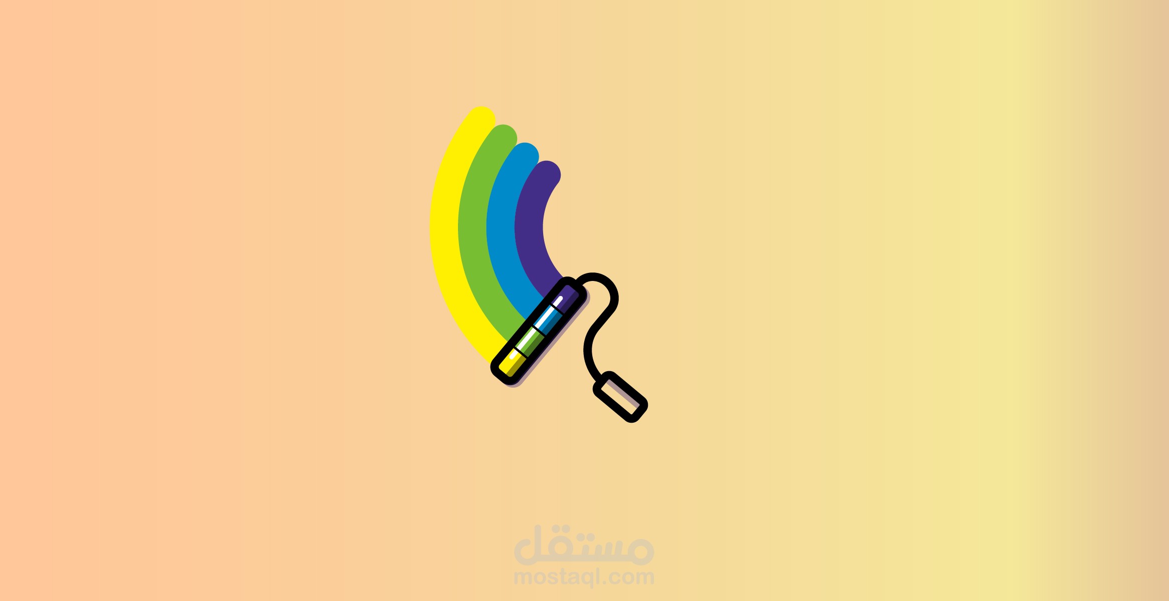 شعار لمحل دهان
