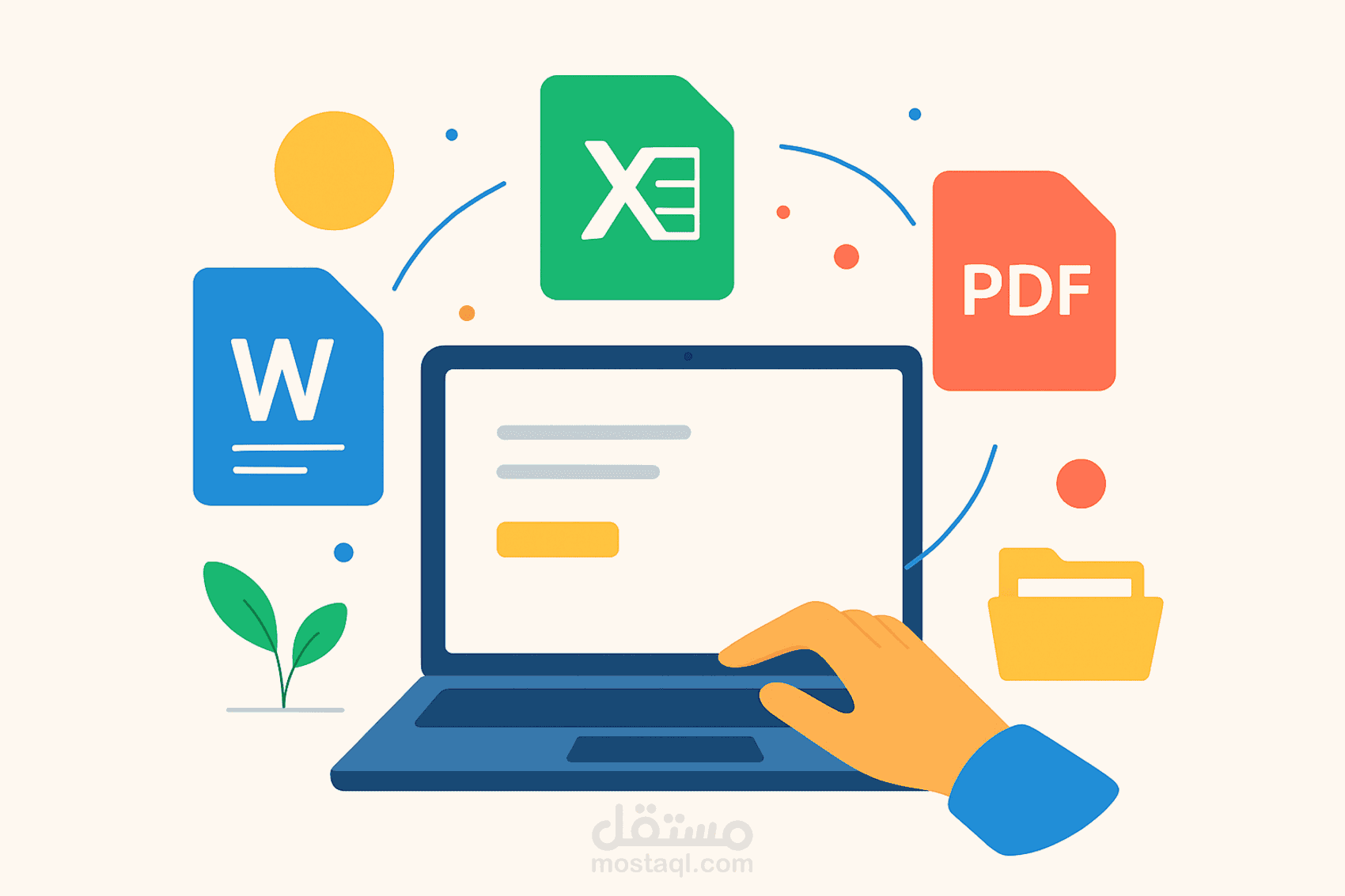 تحويل الملفات بين جميع الصيغ (PDF - Word - Excel - PowerPoint - صور)