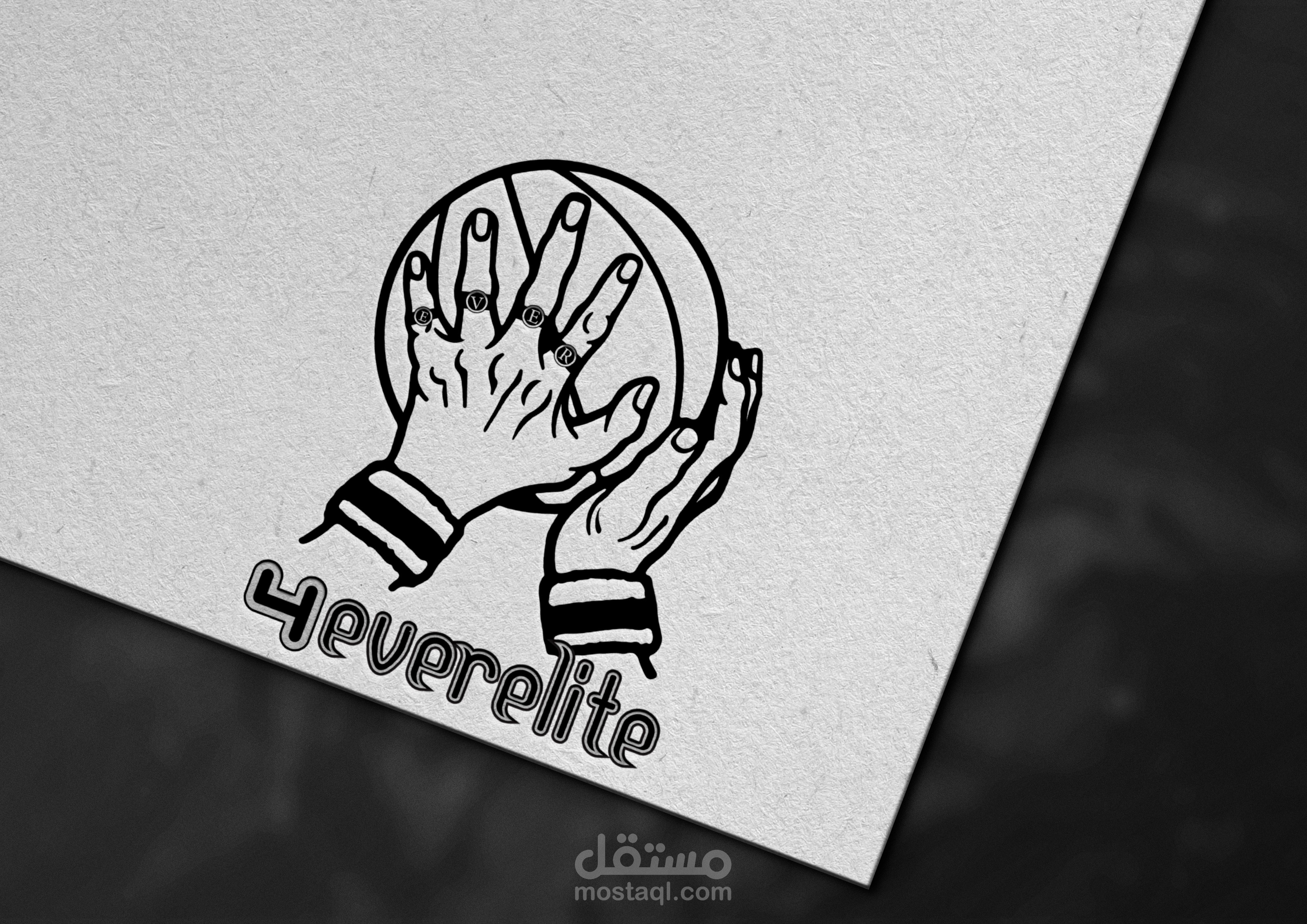 Logo for a basketball team