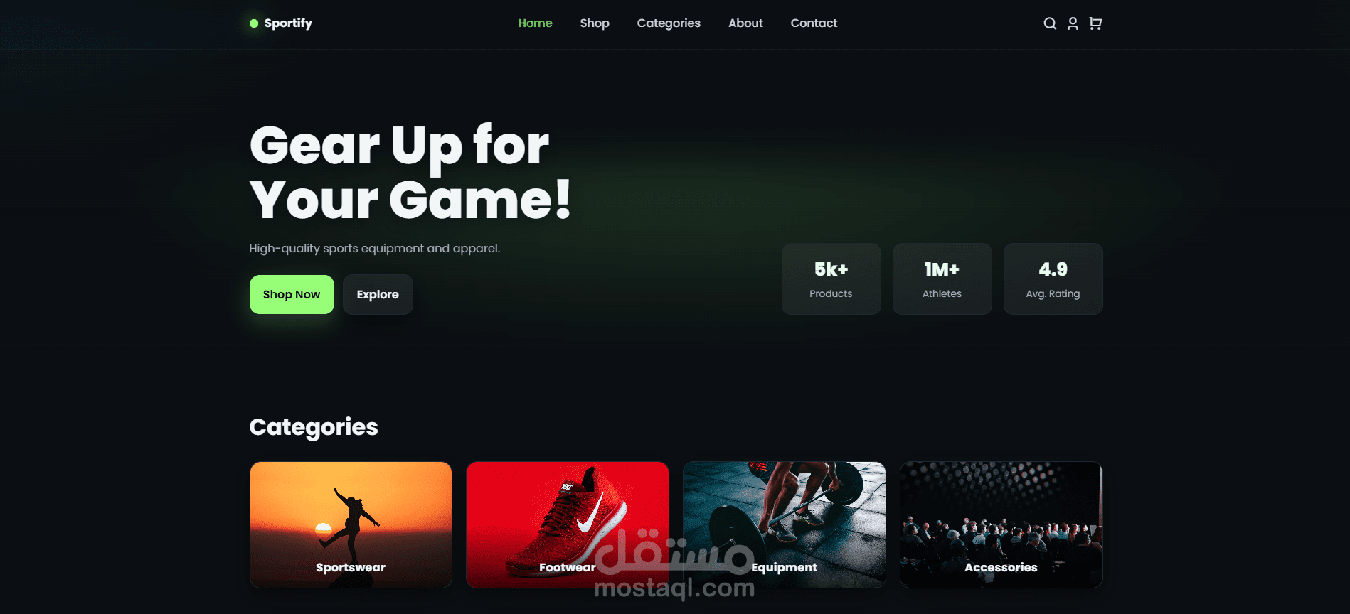 Sportify • Gear Up for Your Game!