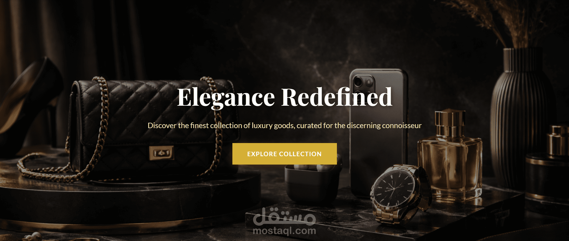 LuxeStyle | تجربة Luxury E-Commerce بواجهة احترافية