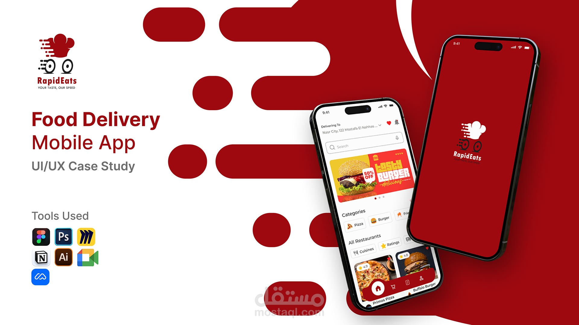 Food Delivery Mobile App UI/UX Case Study