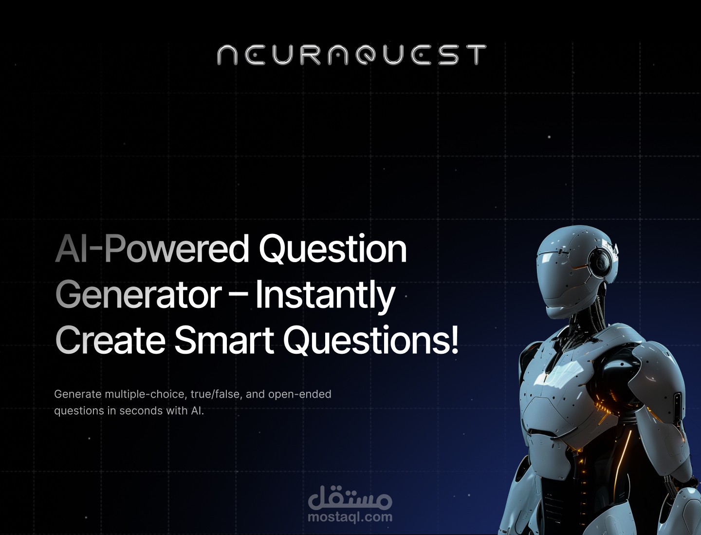 NeuraQuest website design