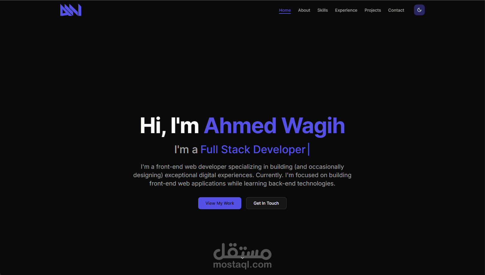 بورتفوليو شخصي