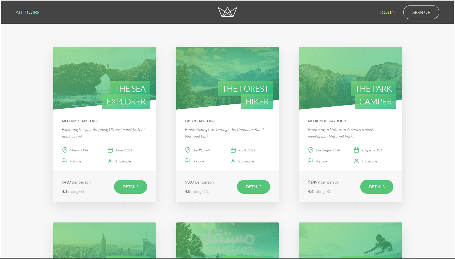 نظام Backend متكامل يحاكي منصات حجز الرحلات