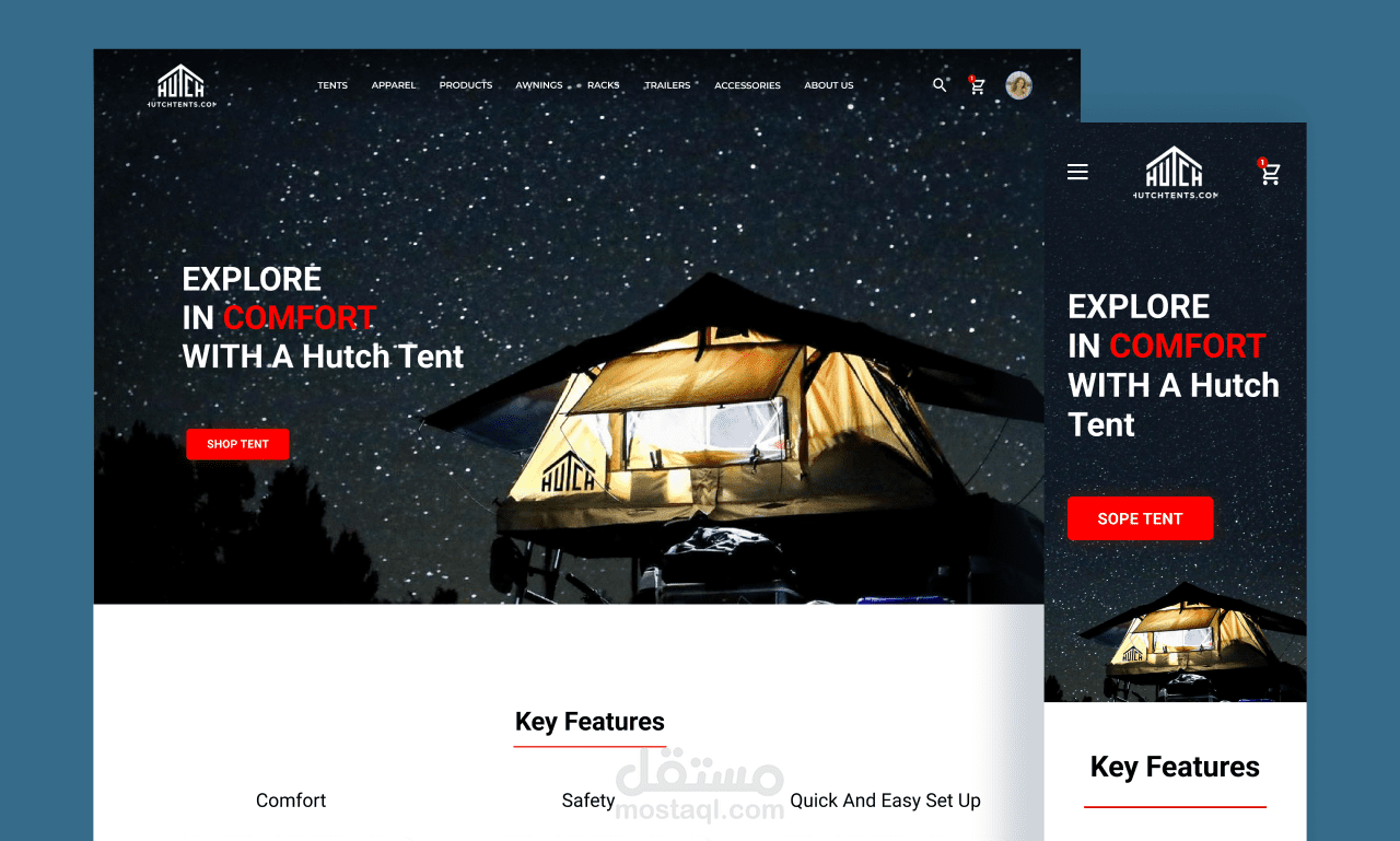 eCommerce Home page redesign