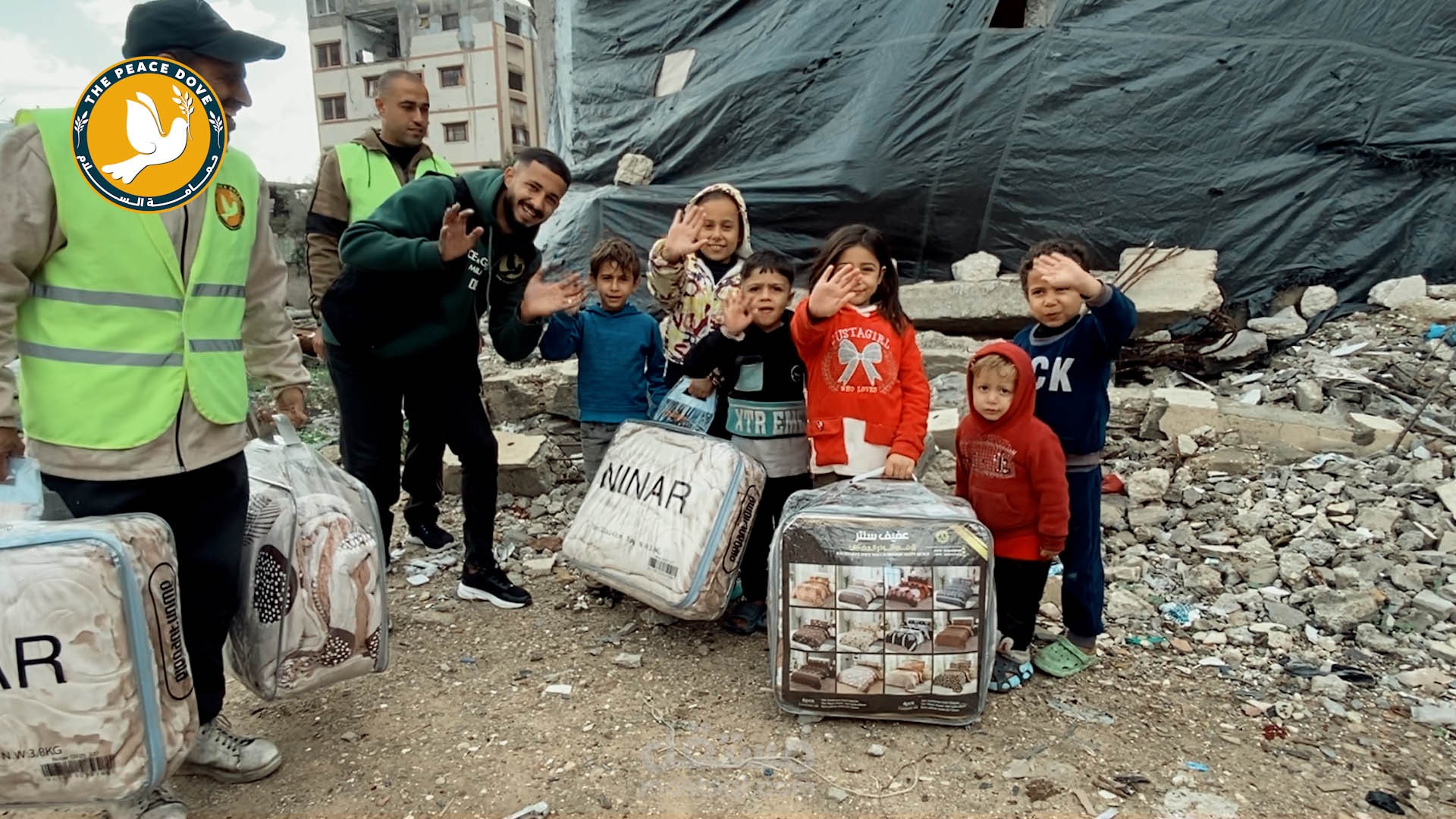 مشروع البطانيات في شمال غزة