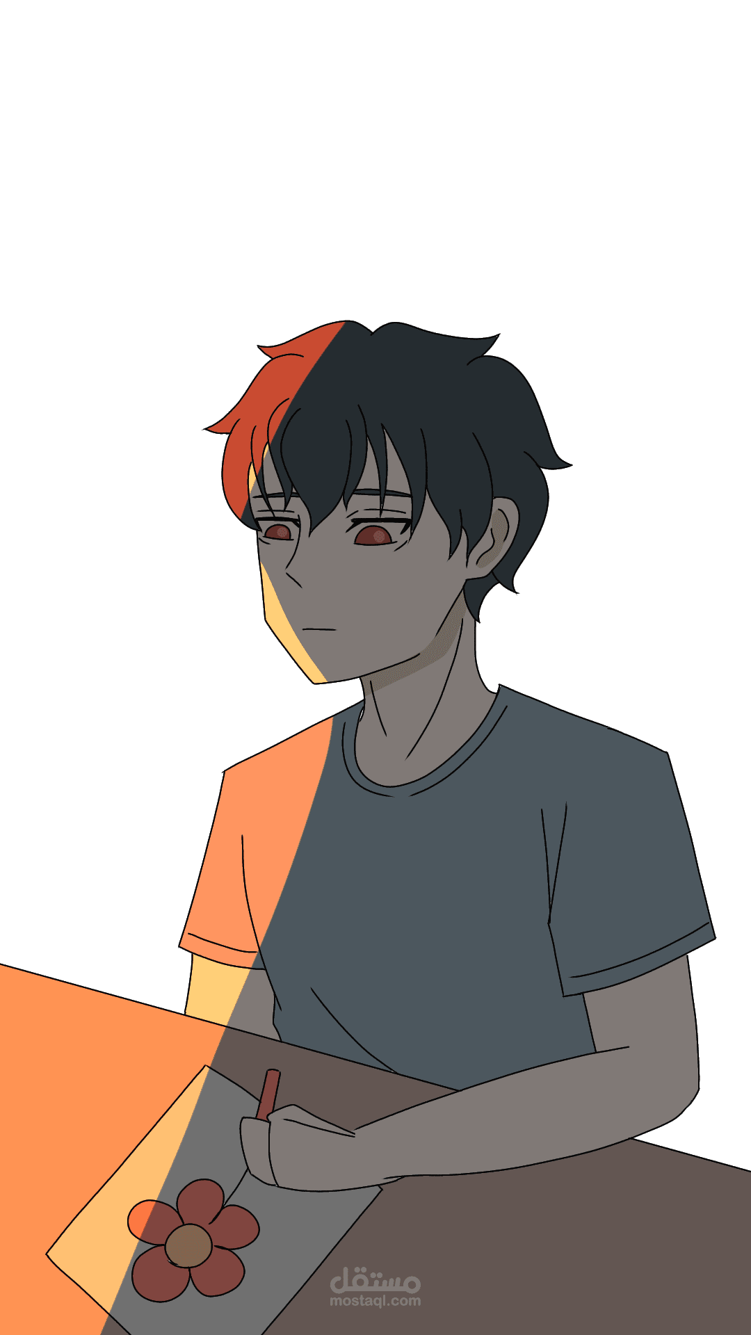 تصميم شخصية انمي