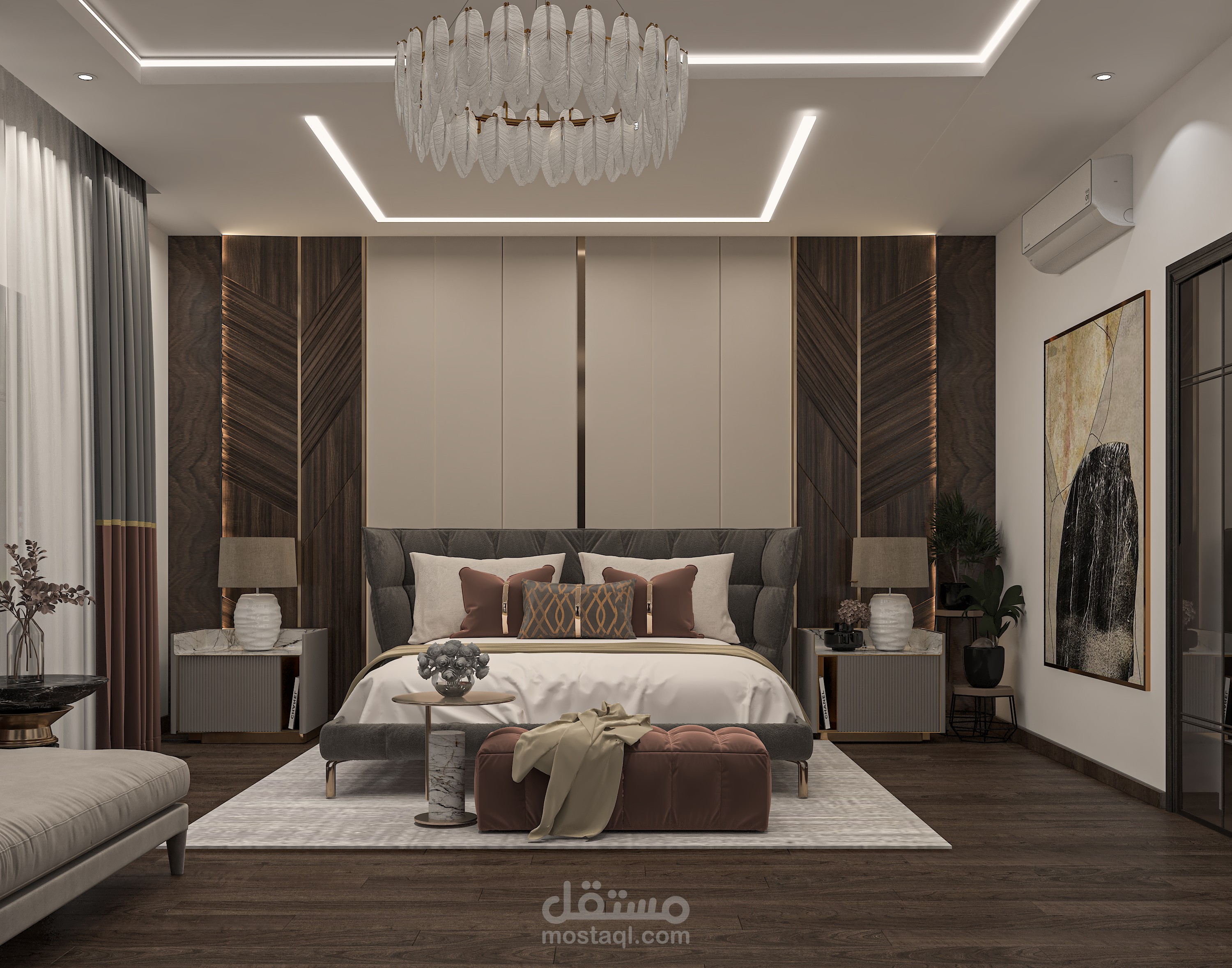 غرفة نوم رئيسيه