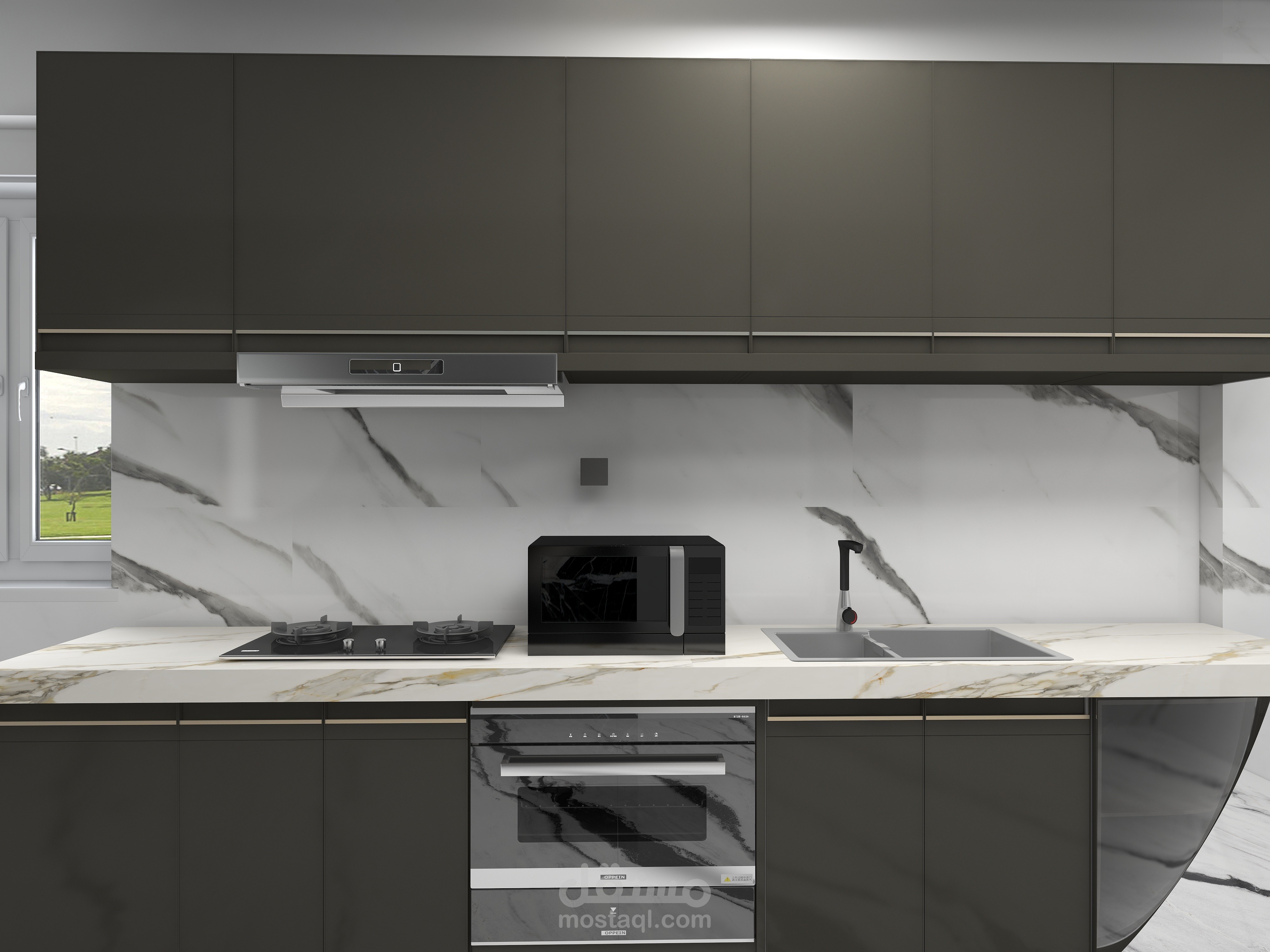 تصميم مطبخ أمريكي