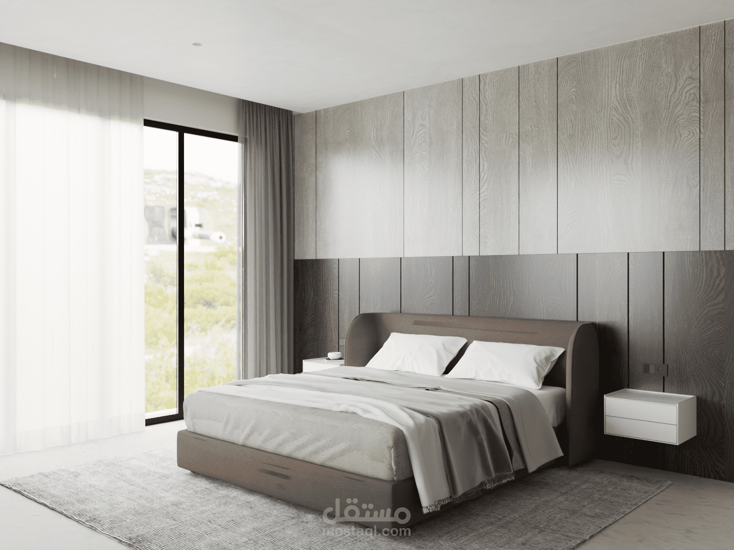 تصميم غرف نوم لفيلا سكنية – المملكة العربية السعودية