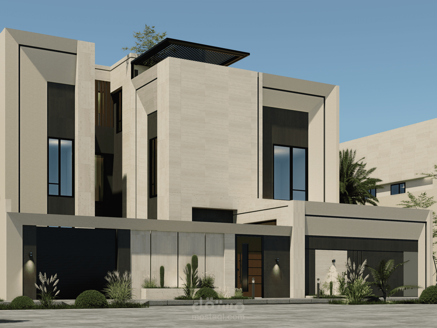 تصاميم واجهات سكنية – نيو كلاسيك و مودرن | المملكة العربية السعودية