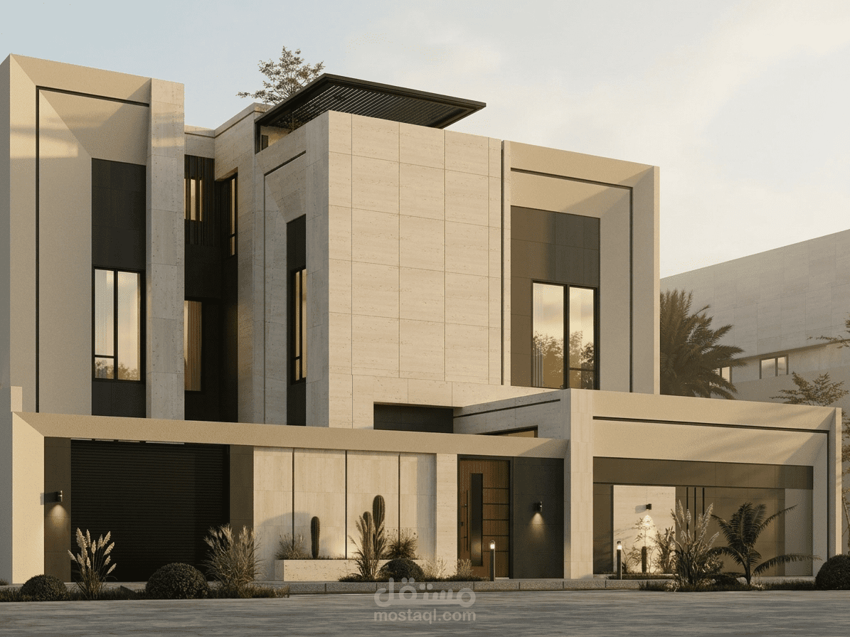 تصاميم واجهات سكنية – نيو كلاسيك و مودرن | المملكة العربية السعودية