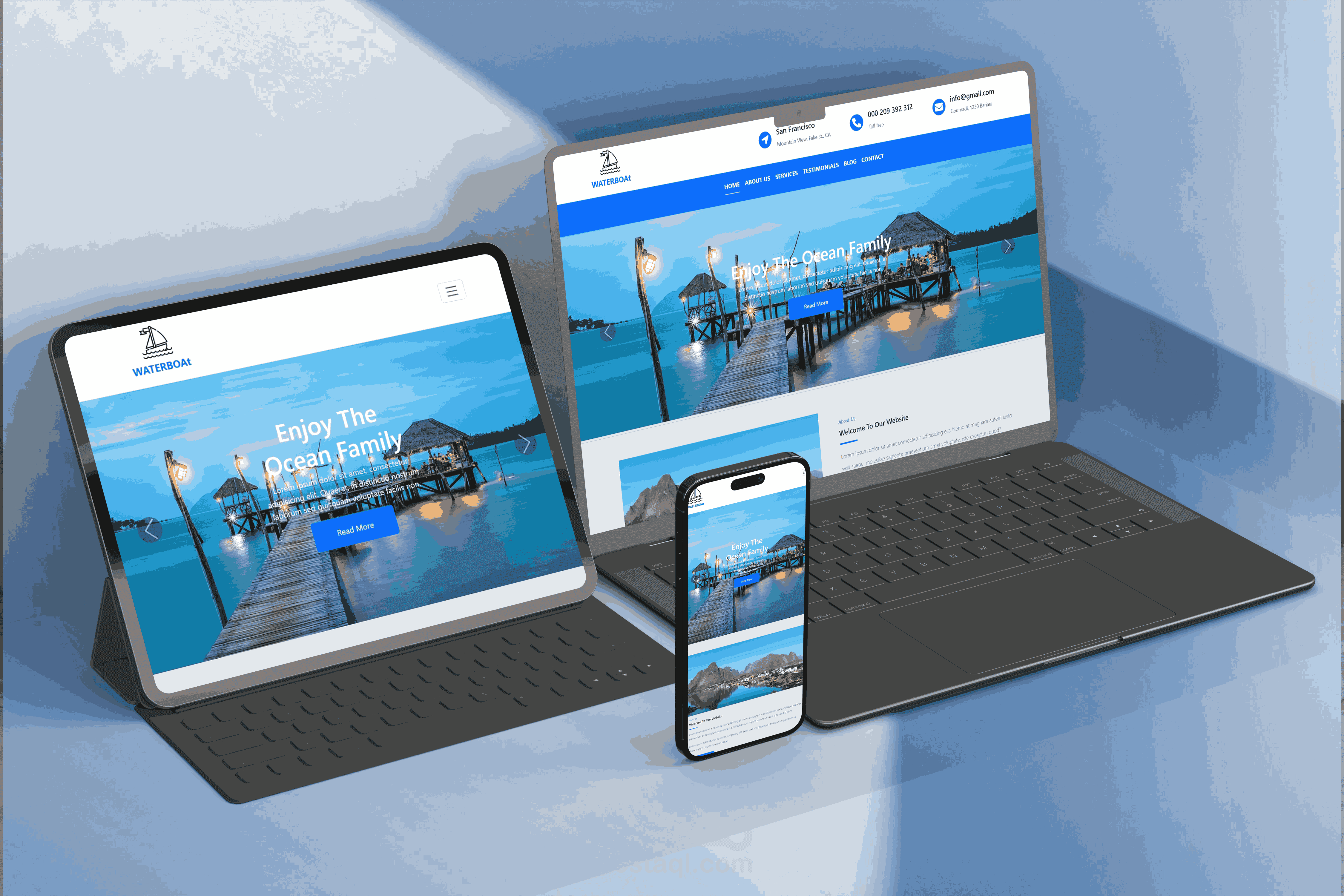 تصميم Landing Page احترافية باستخدام HTML وCSS وBootstrap