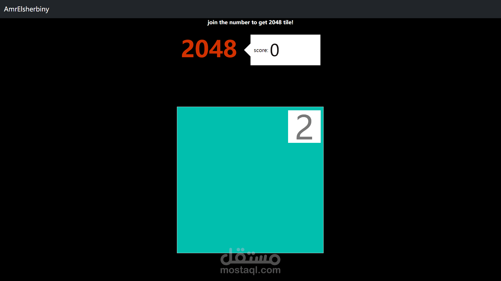 2048 game with js pure