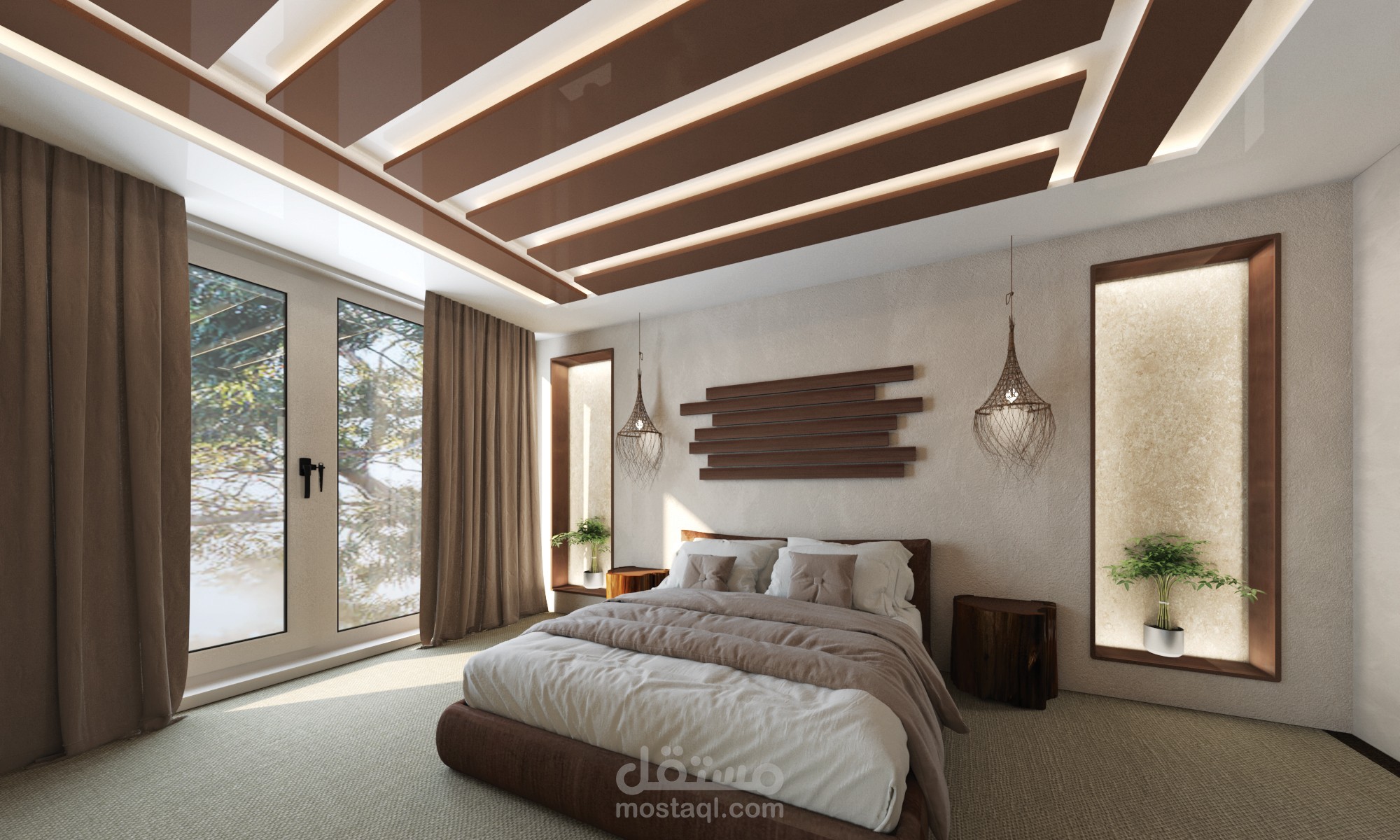 Suite design and reception in an eco -hotel