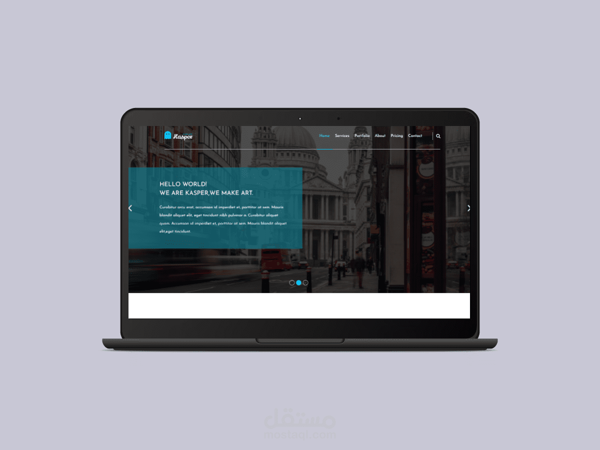 إنشاء صفحة هبوط (Landing Page)