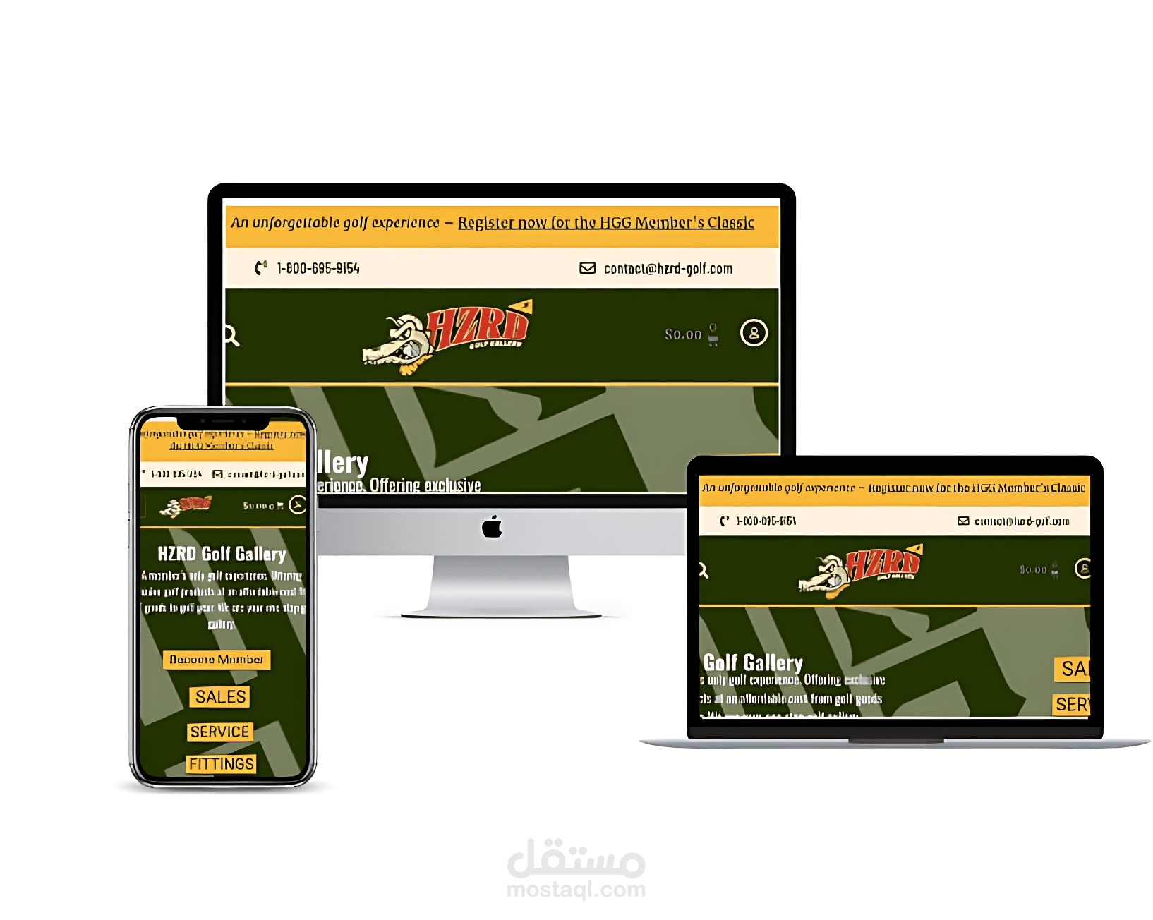 منصة منتجات و فعاليات رياضة ال Golf في الولايات المتحدة الامريكية