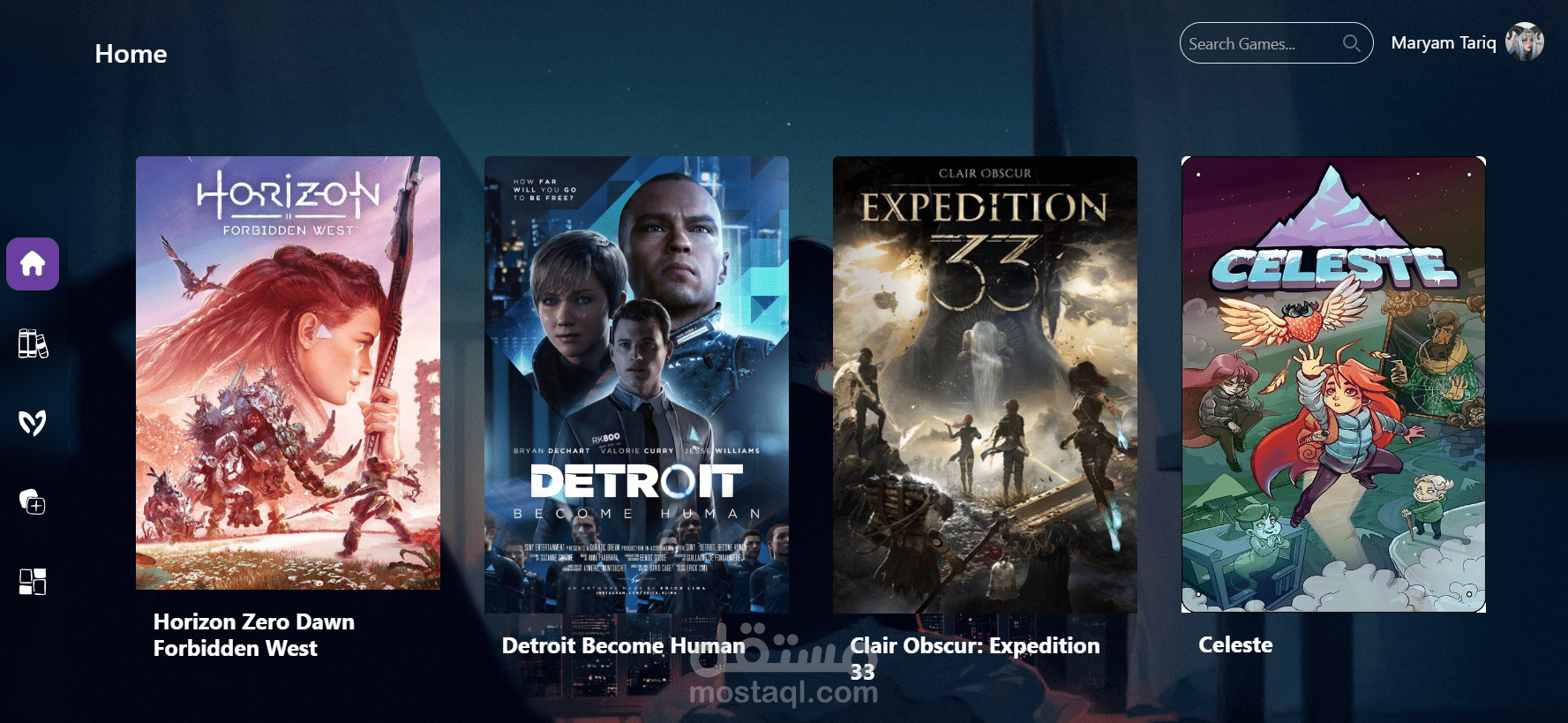 مكتبة العاب باستخدام Laravel