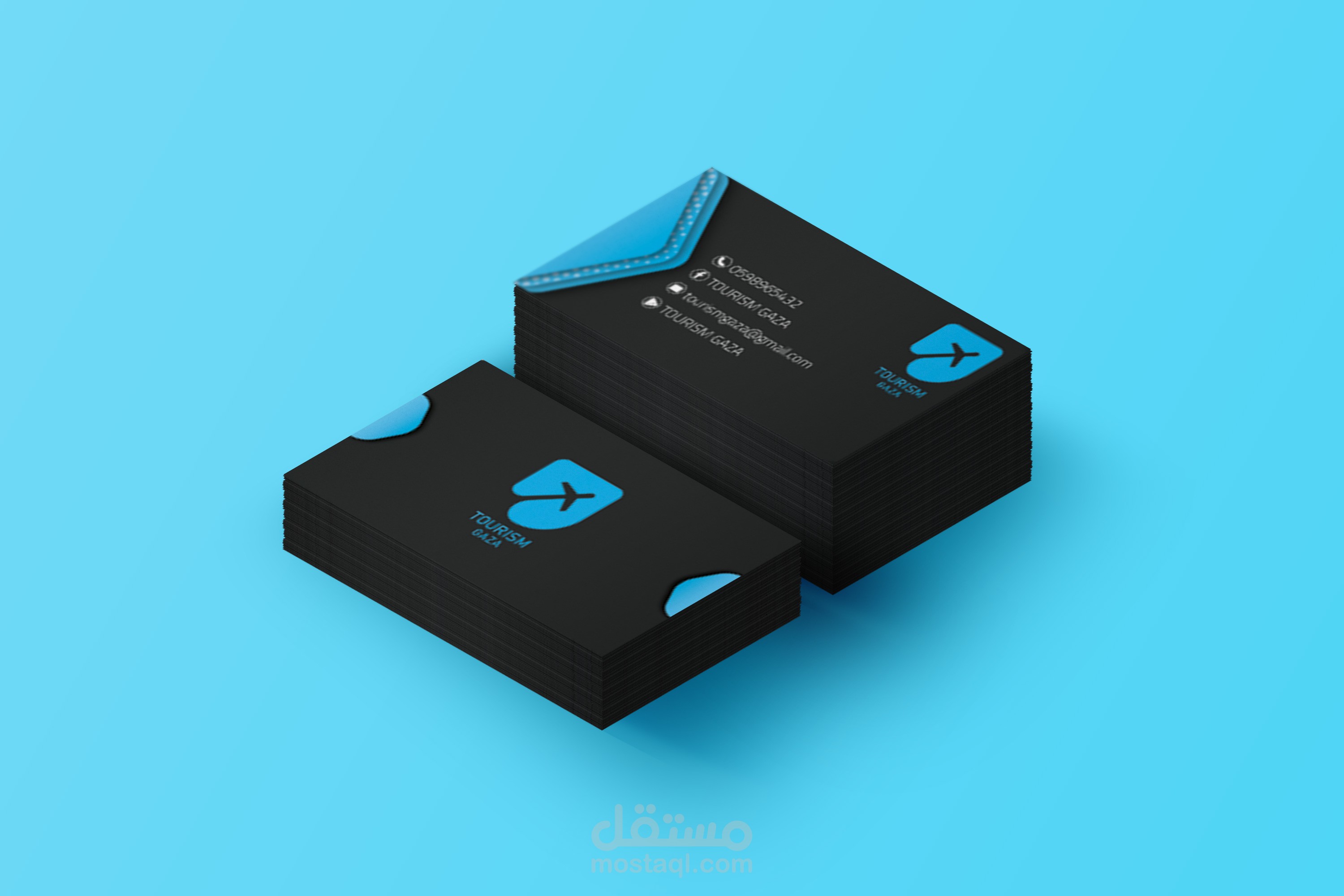 تصميم بزنس كارد (بطاقات الأعمال)