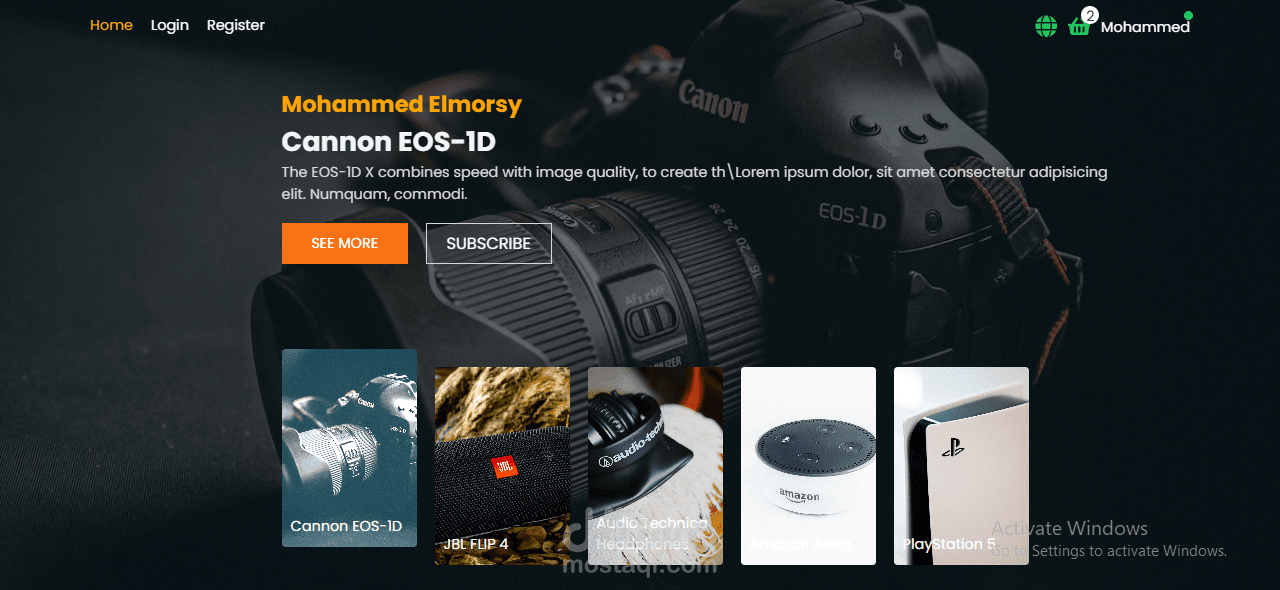 E-Commerce-Website Professional