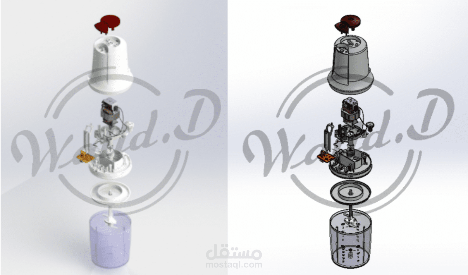 هندسة عكسية لخلاط كهربائي