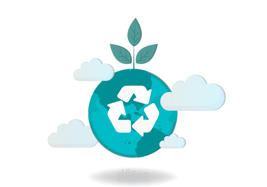 فديو موشن قصير  (Earth recycle)