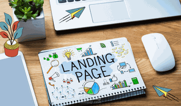 كتابة صفحة هبوط Landing page