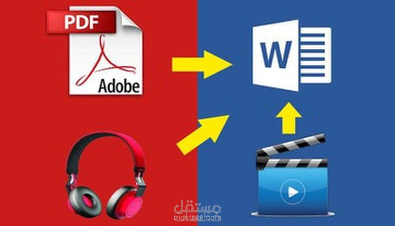 تحويل ملف PDF الى ملف word بشكل أحترافي