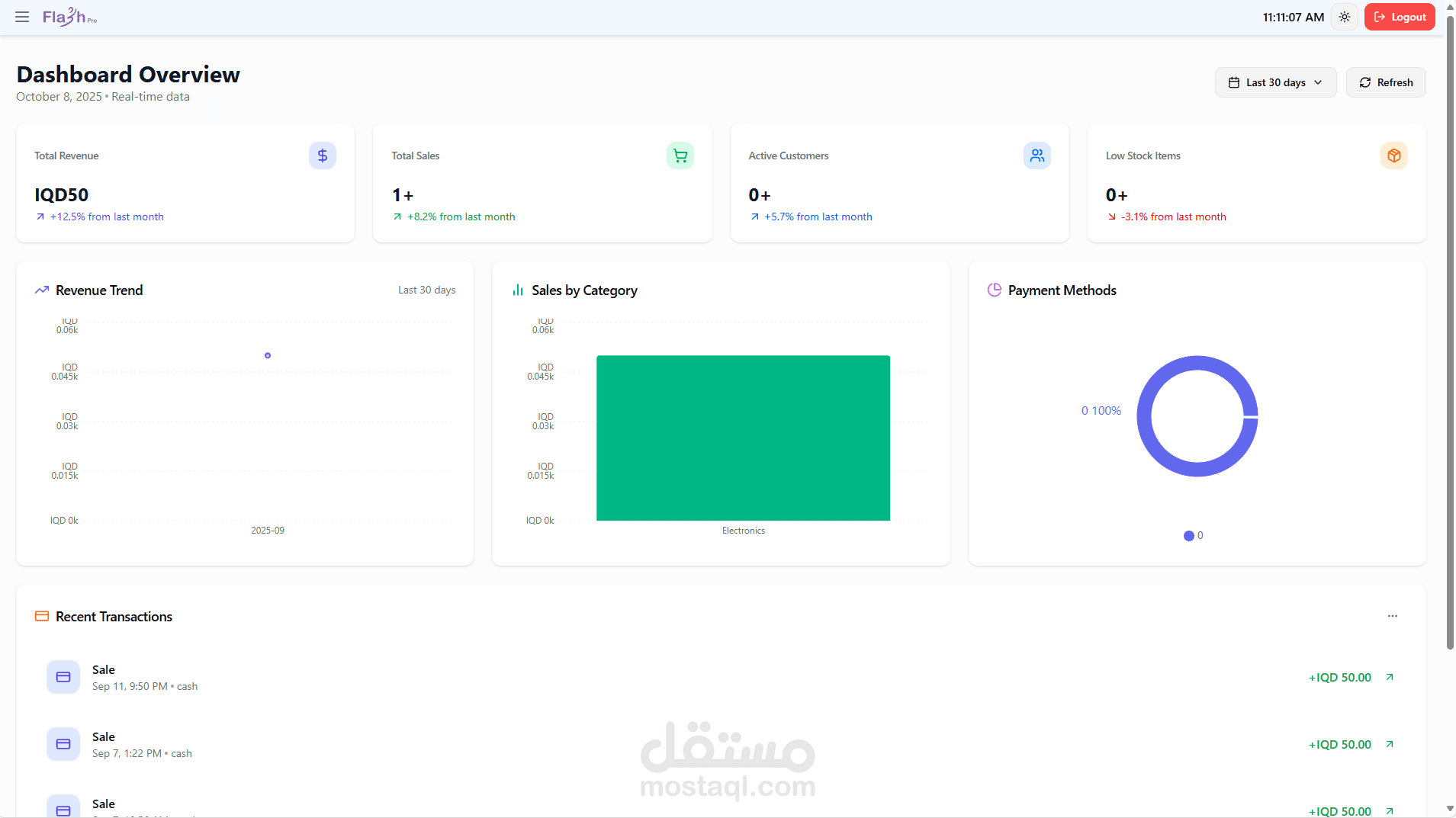 برنامج POS متطور