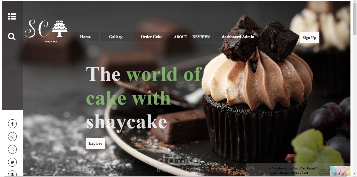 Shaycake موقع للحلويات
