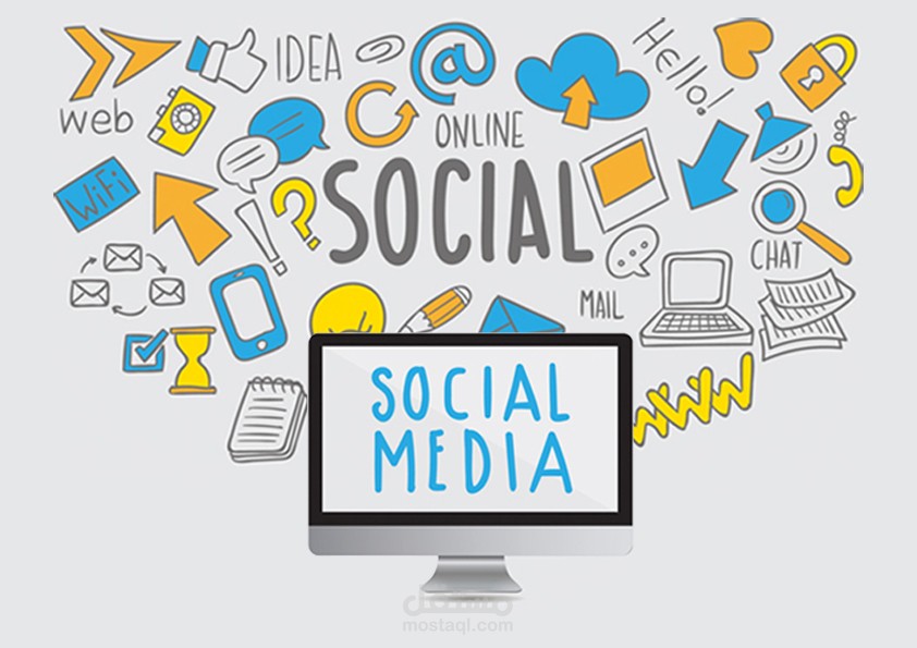 التصميمات الخاصة بمواقع التواصل الإجتماعي