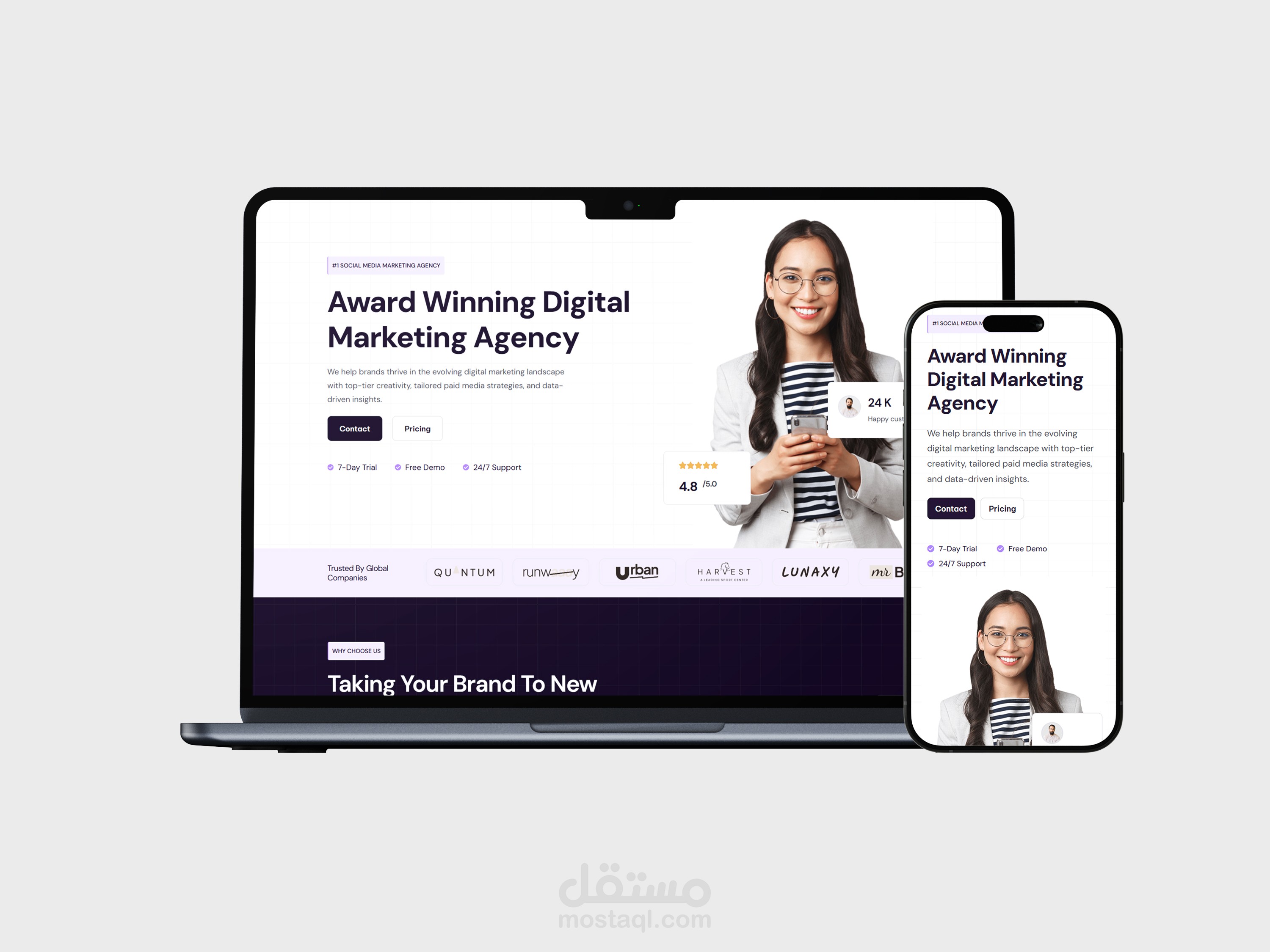 Digital Marketing Agency Website Design