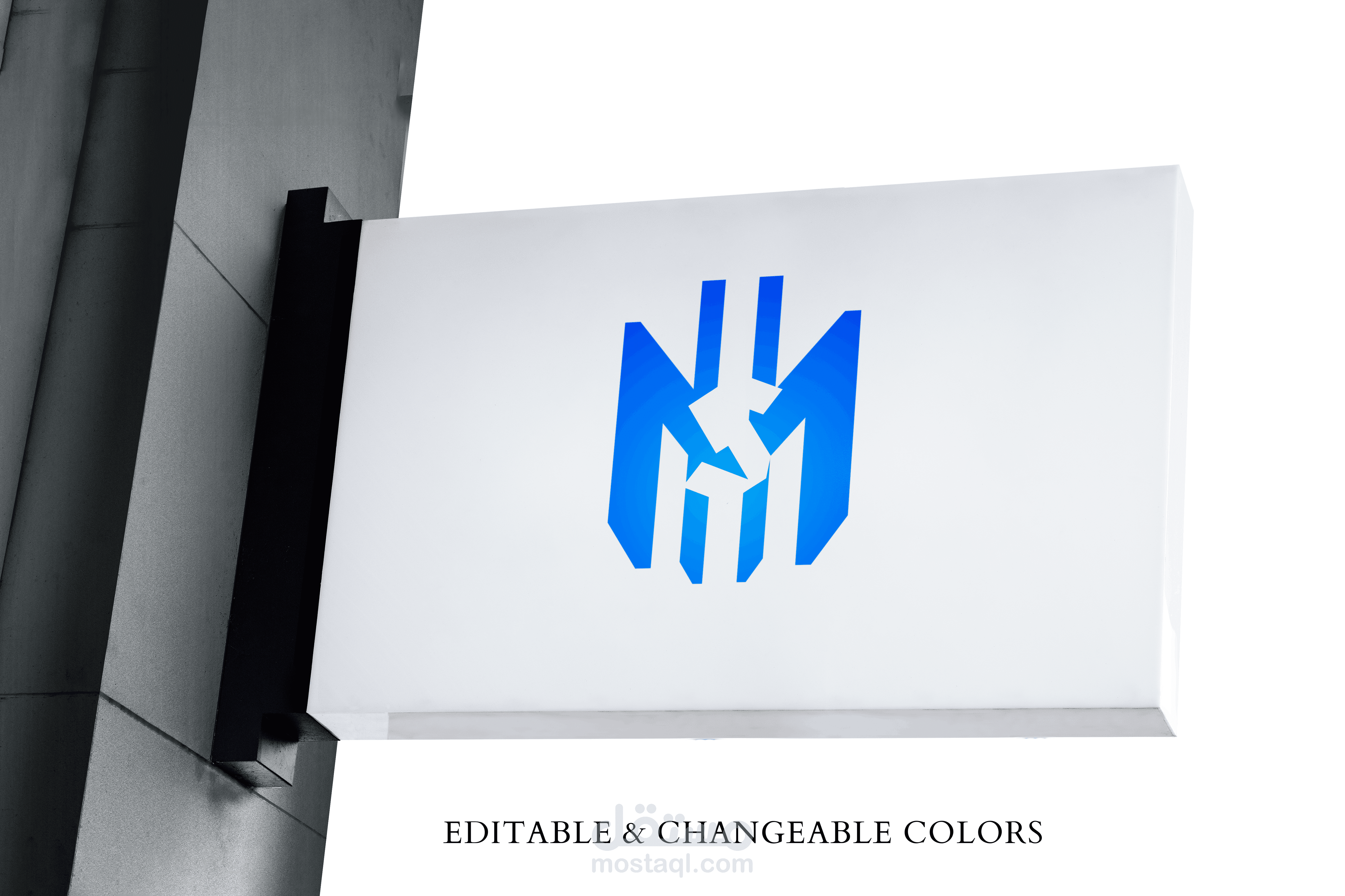 لوجو دمج الحروف