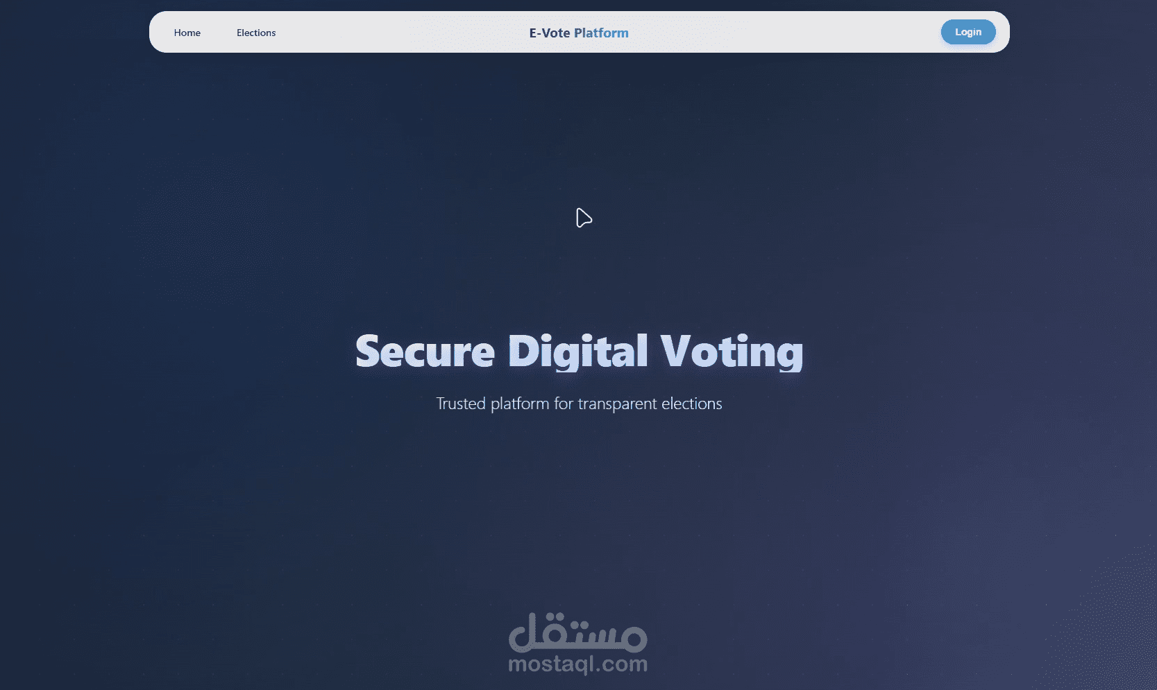 نظام تصويت إلكتروني