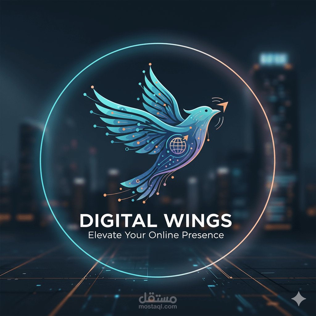 تصميم لوجو لاحدى شركات التسويق الالكترونى