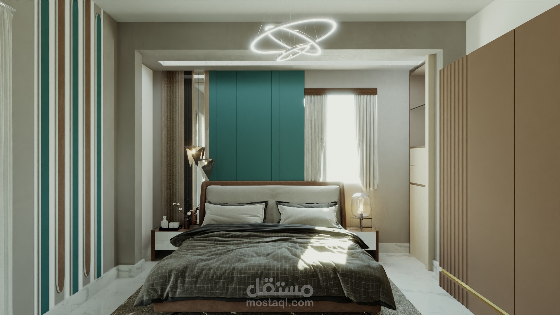تصميم  داخلى لغرفة نوم