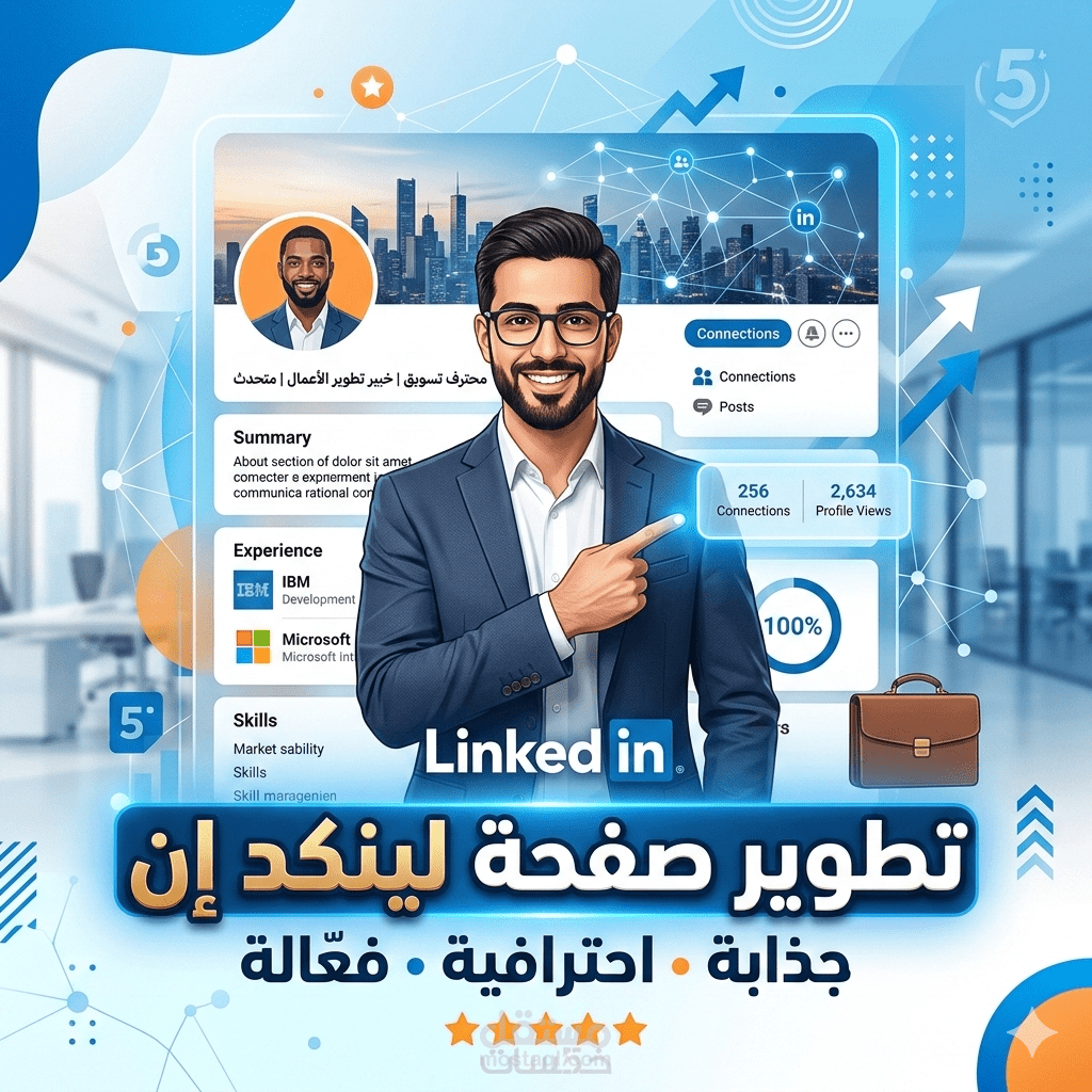 تطوير ملفك الشخصى على لينك ان(LinkenIN)