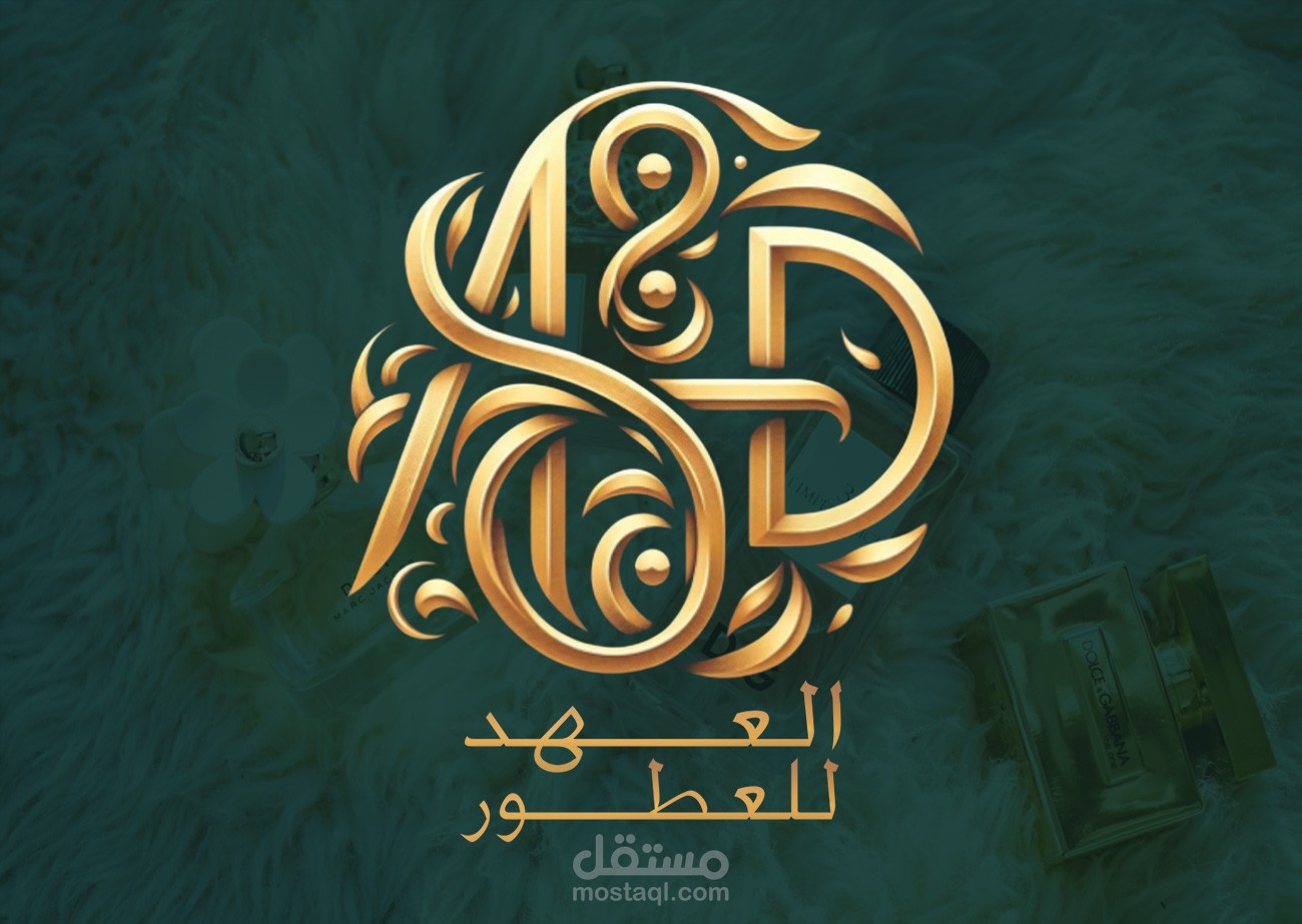 تصميم هوية بصرية كاملة لمتجر عطور