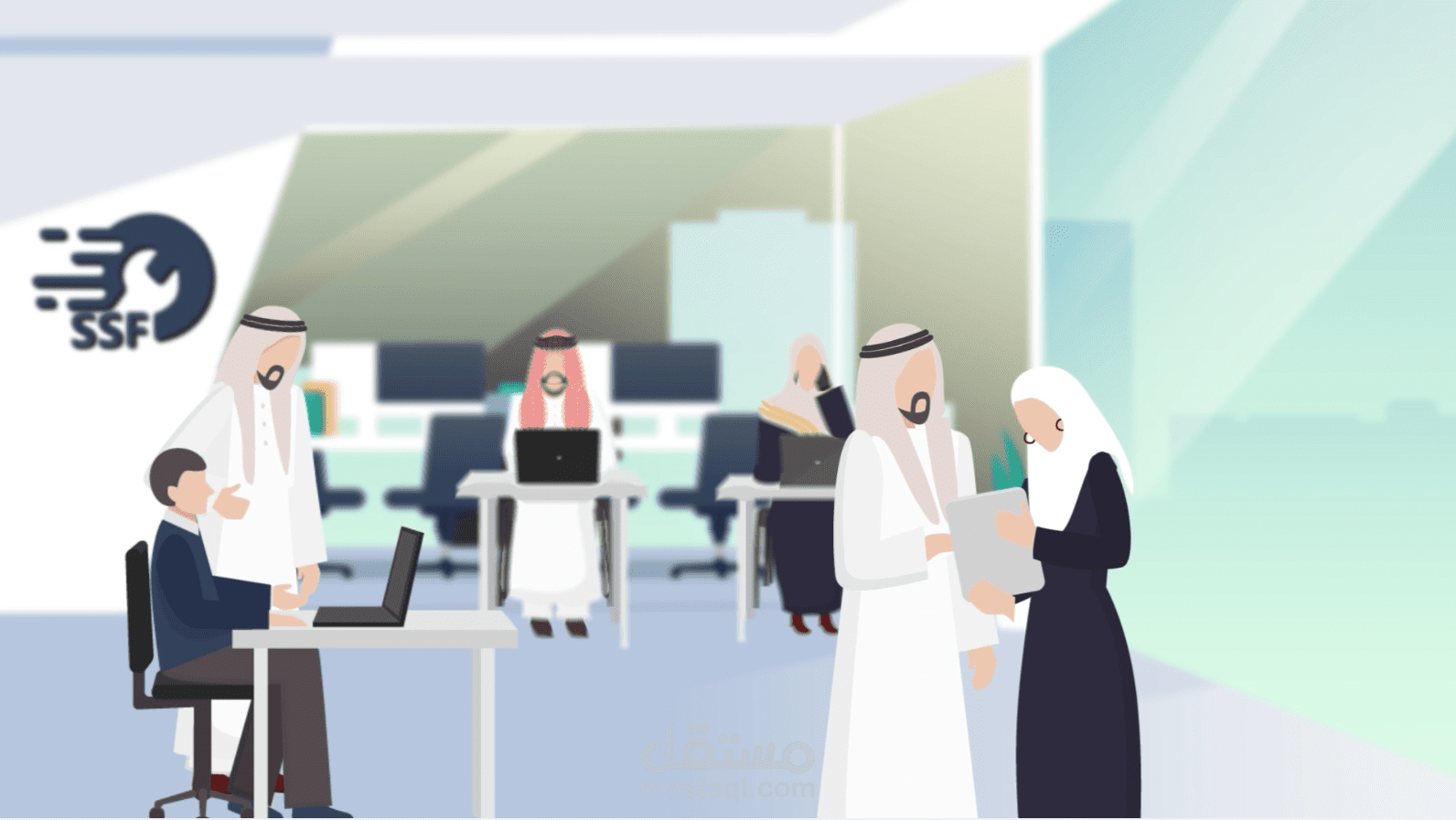 فيديو تعريفي متكامل لشركة متعددة الفروع