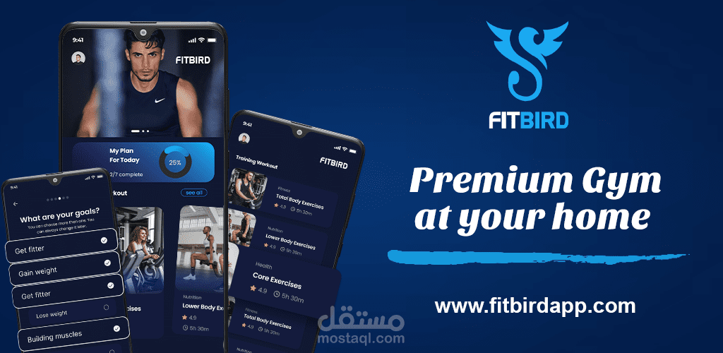 Fitbird App (Android + IOS)
