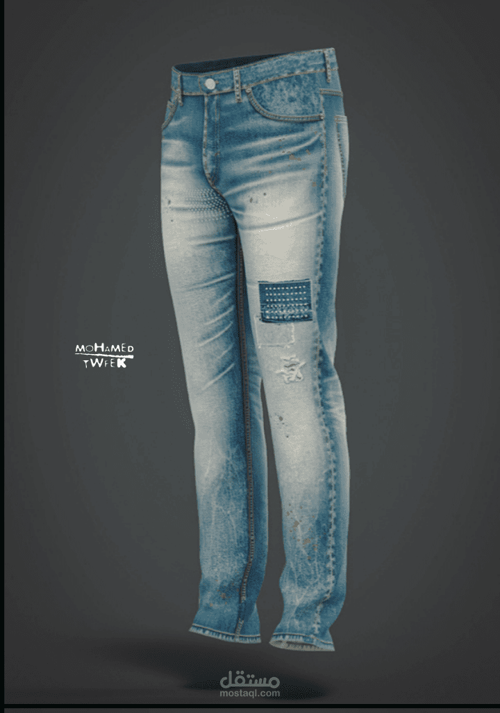 تصميم بنطلون بخامه رائعة