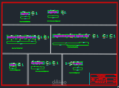 عمل اللوحات التنفيذية للمشروعات الانشائية بالاضافة لعمل الحصر والتسعير لبنود المقايسة