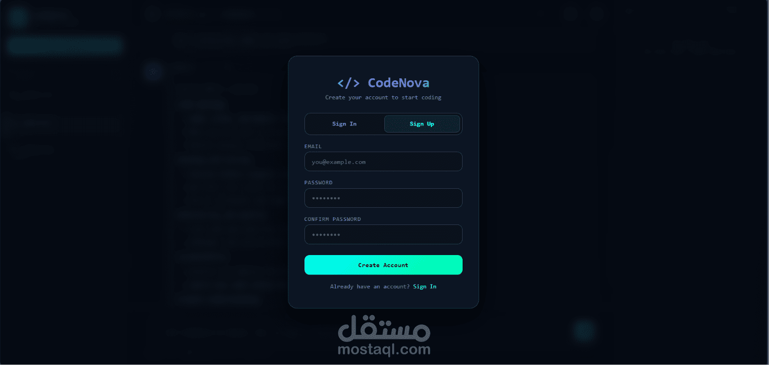 CodeNova — AI Coding Assistant