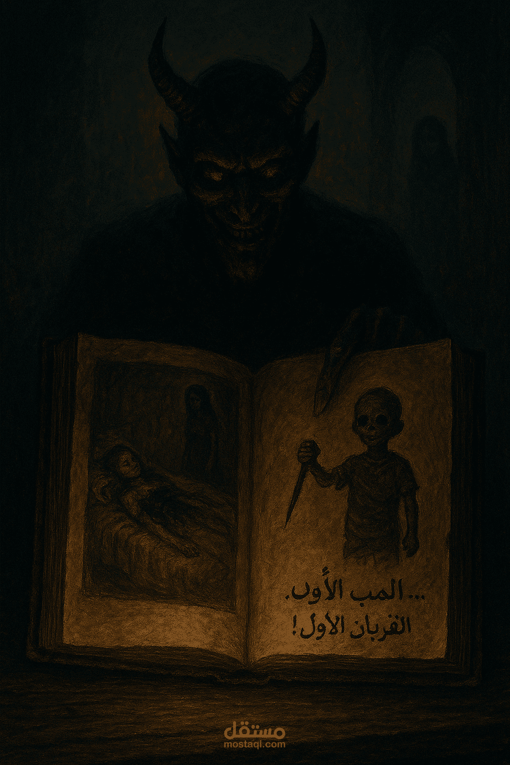 قصص رعب مكتوبة بأسلوب سينمائي... شوف بنفسك بداية رسّام الموت