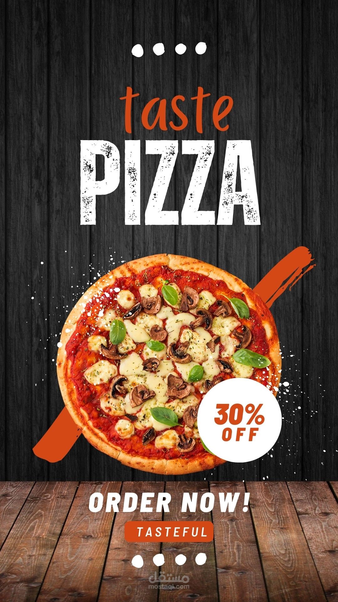 تصميم لمطعم ذوق