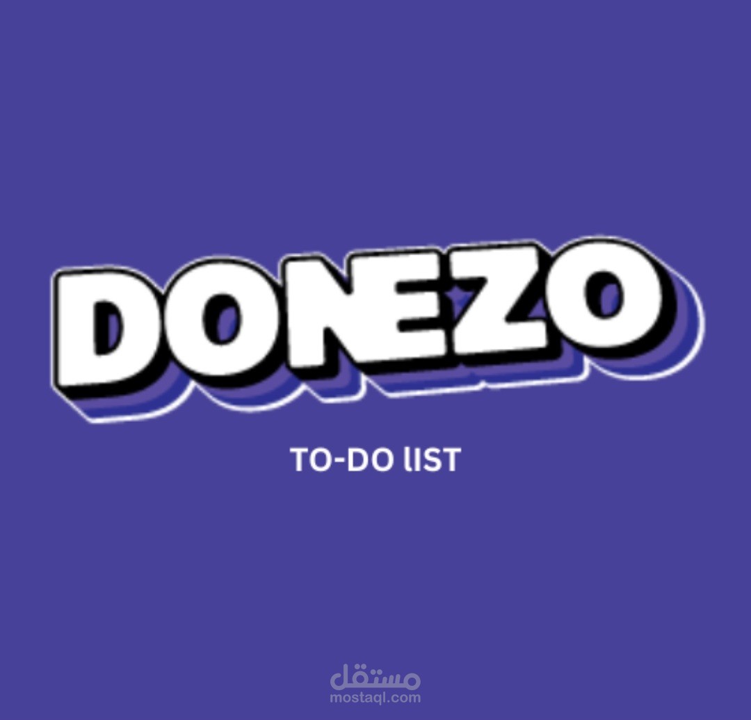 تطبيق Donezo لإدارة المهام